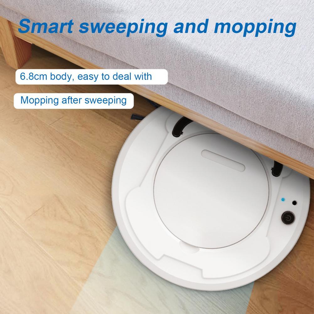 Robot Vacuum Strong Suction Ultra-quiet Thin Long Lasting Anti-collision Mopping Sweeping Robot Home Supplies