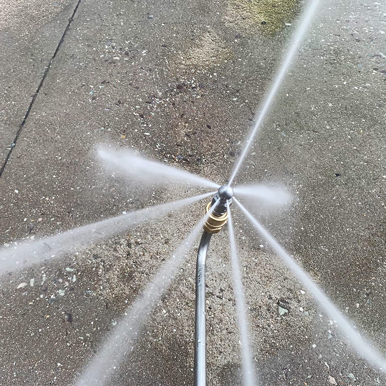 Hogedrukreiniger Rioolreinigingsmondstuk met 1/4 "Snelkoppeling Roestvrij staal 5000 PSI Afvoerreinigingsmondstuk