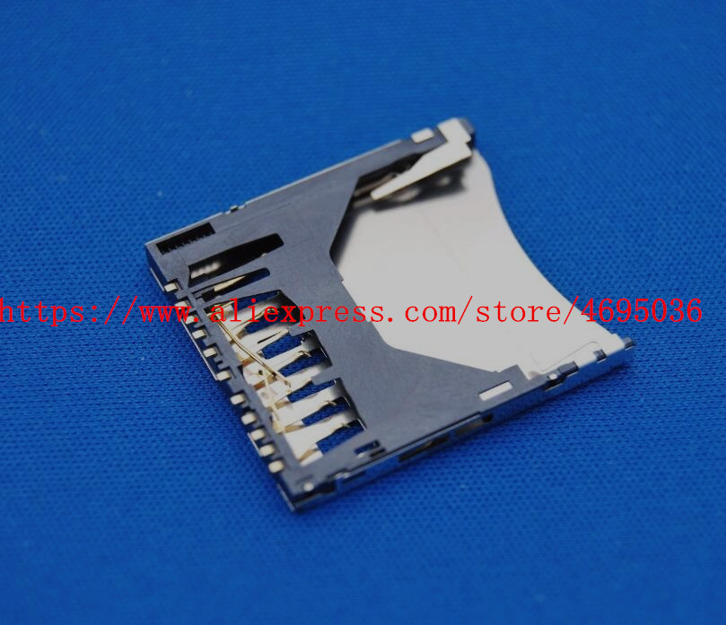 Ranura para tarjeta de memoria SD para CANON para EOS 6D / 5DIII / 5D Mark III / 5D3 / G9 / G7 / SX20 pieza de reparación para cámara Digital