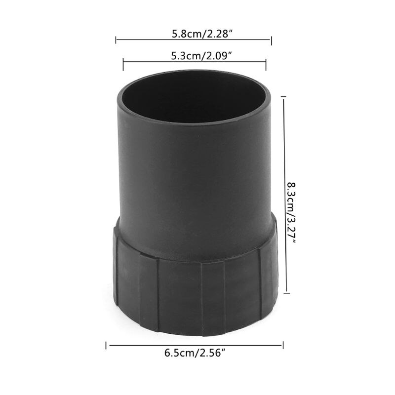 Industrial Hose Adapter Dust Cleaner Connector Accessories For 50mm 58mm Vacuum Connector Hose Dust Collector N84F