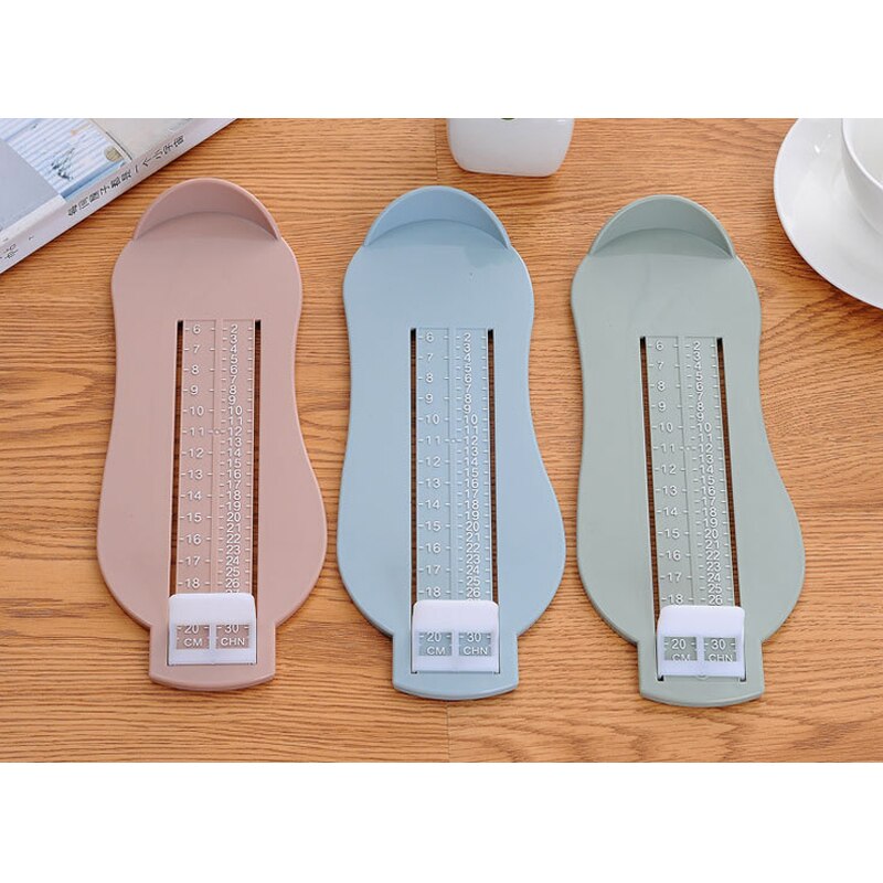 Foot Measure Gauge 3 Colors Baby Kid Foot Ruler Shoes Size Measuring Ruler Shoes Length Growing Foot Fitting Ruler Tool Measures