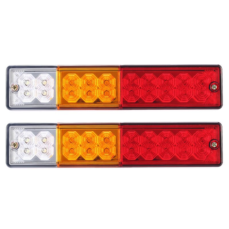 For Truck Trailer Caravans UTE Campers ATV Boats Waterproof Durable Car LED Red Rear Tail Light Warning Lights External Light