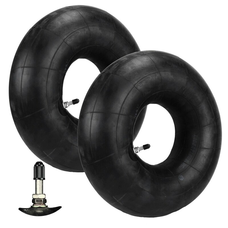 2 Pcs 20x8.00-8inch To 20x10.00-8inch Universal Inner Tubes W/ TR13 Straight Valve Stem for Lawn Mowers Tractors Golf