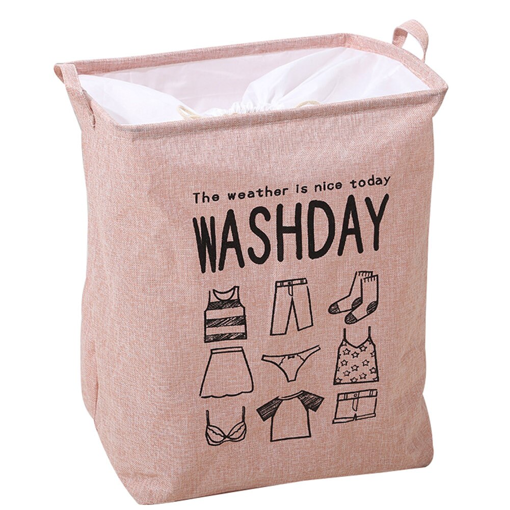 Dirty Clothes Laundry Basket Foldable Laundry Hamper Storage Bin Bucket for Home Bathroom SAL99: pink