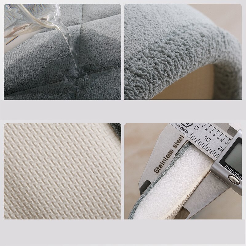Moderno grosso anti-deslizamento tapete de banho espuma de memória tapetes de banho casa banho banho chuveiro banheira lado pés almofada lentamente rebote