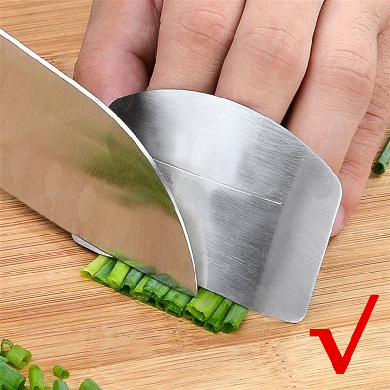 Vinger Guard Finger Protectors Rvs Vinger Hand Cut Beschermen Mes Veilig Gebruik Creatieve Keuken Producten Gadgets Gereedschap