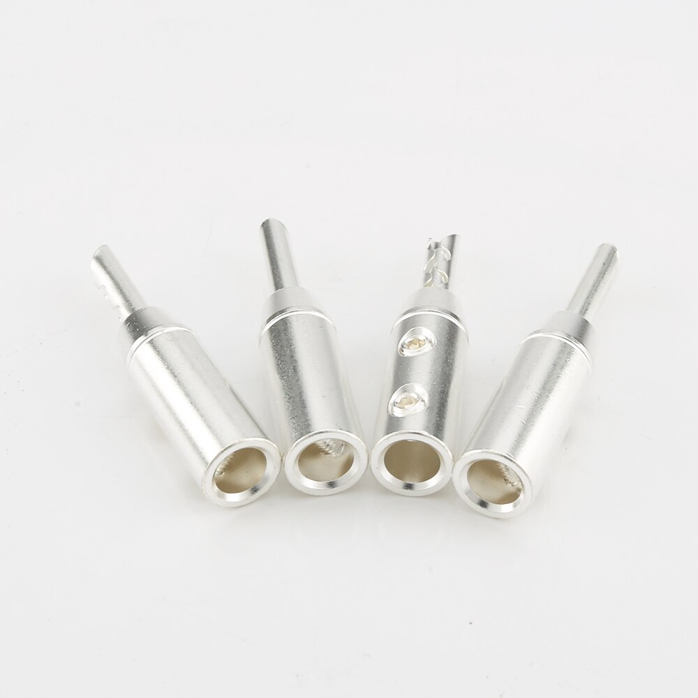 Audiocrast  b835s 4 st silverpläterad banankontakt silverpläterad bfa-kontakter kontakter bfa-kontakt