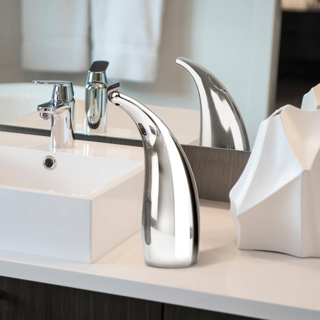 Dispensador automático de jabón líquido, Sensor inteligente infrarrojo, sin contacto, ABS, para cocina y baño,