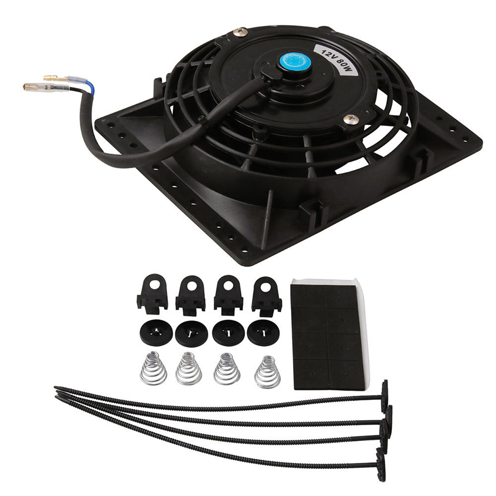 6 Inch Universal Engine Cooling Fan Kits Car Slim High Power Radiator for Chevy GMC Cadillac Pontiac Buick Ford