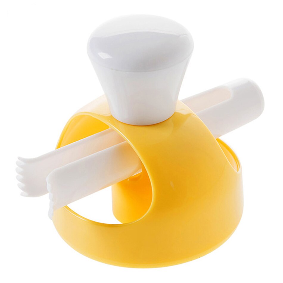 Vogvigo bageværktøj plast bageform donutfremstillingsværktøj diy doughnutfremstilling artefakt køkken dessert gadget: Lysegrå