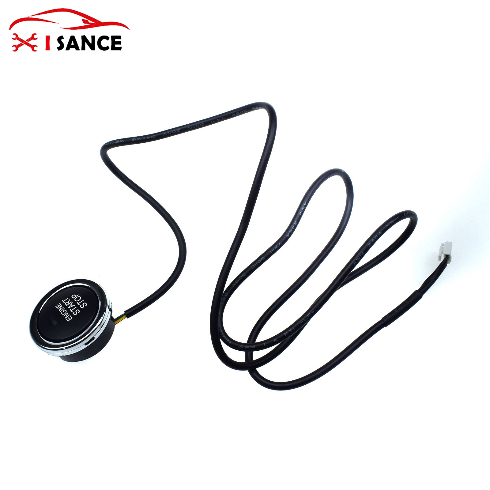 Red Start Stop button Keyless Engine Ignition LED Light Starter Power Switch for Universal car