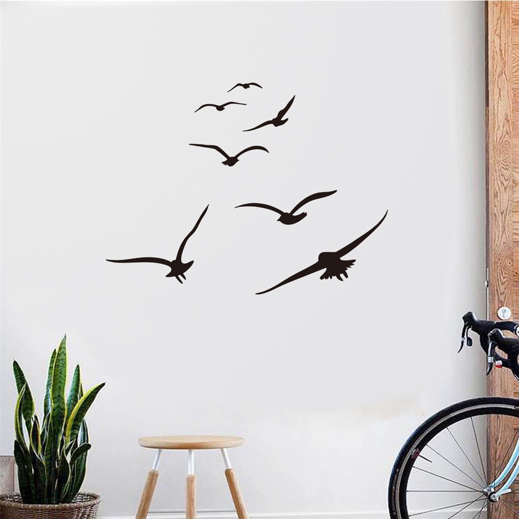 Mobiele Creatieve Vliegende Vogel Muur Aangebracht Met Decoratieve Muur Raamdecoratie Diy Glas Raamstickers Voor Thuis