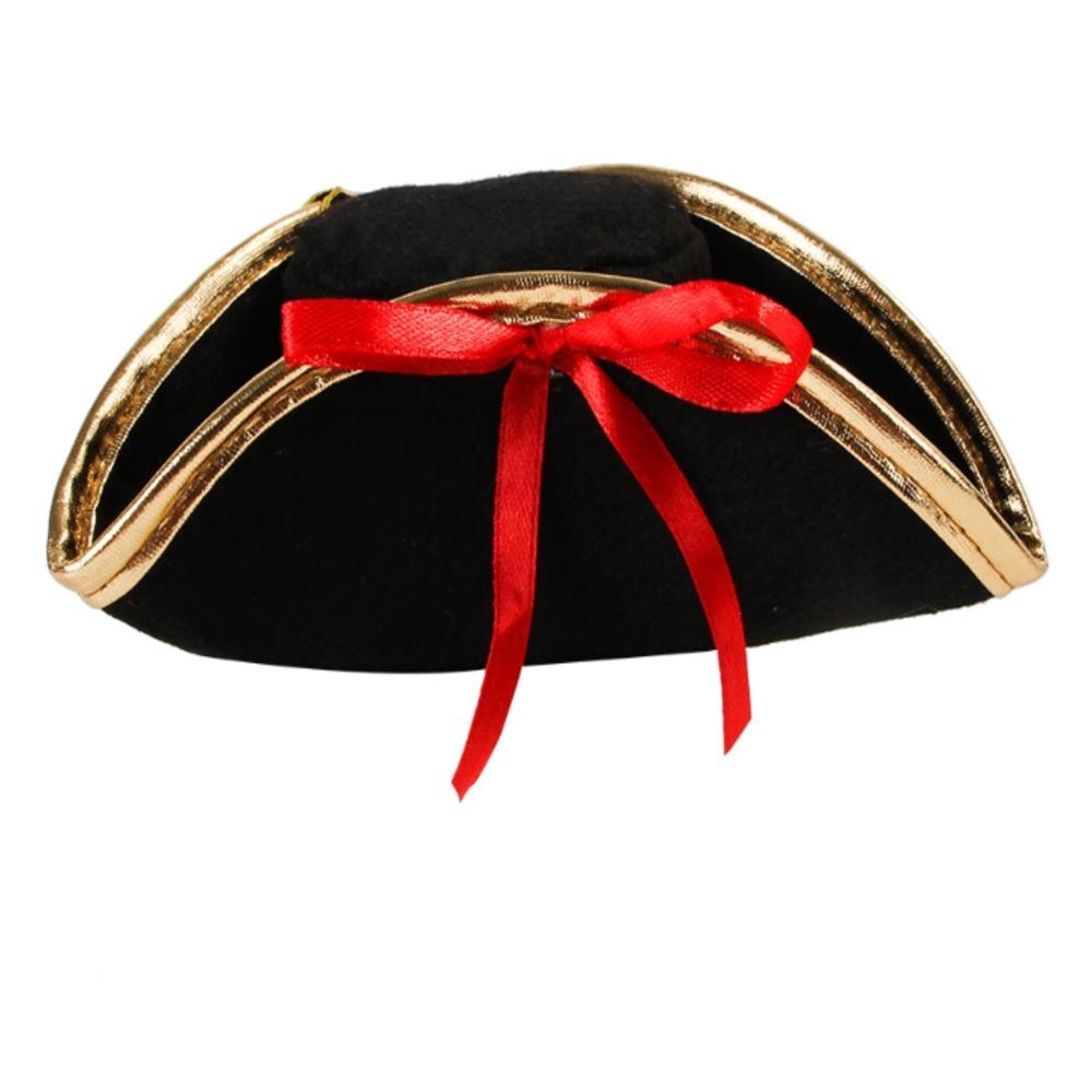 Sombrero de disfraces para mascotas, disfraz de perro, Halloween, policía, Pirata, Capitán Sailor, sombrero de perro de poliéster, utillaje de fotografía de