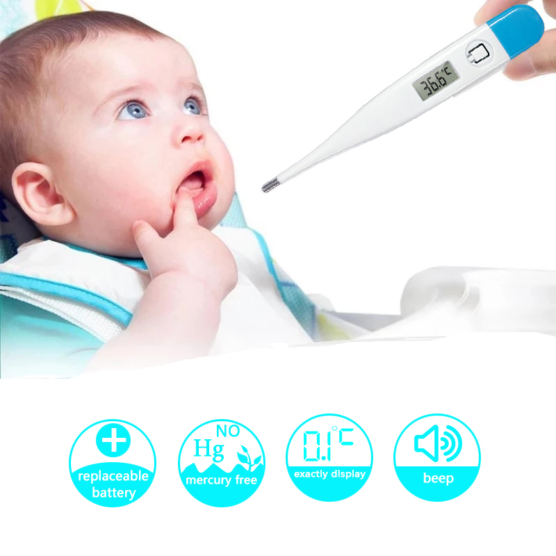 Digital Human Body Thermometer For Oral Armpit Rectal ℃/℉ Mini Portable Thermometer Home Child Adult Temperature Measurement