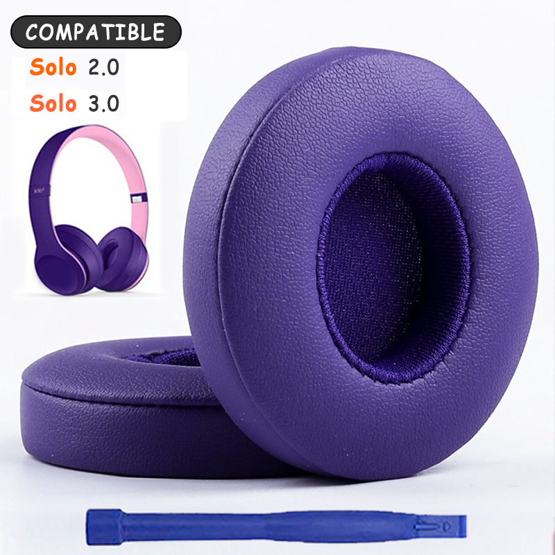 KUTOU Oorkussen Voor Beats Solo 2 Solo 2 Oorkussen Solo 3 Solo 3 Hoofdtelefoon Oorkussens Oorschelpen Vervangende Onderdelen Headset Foam Pad: Diepe Geel