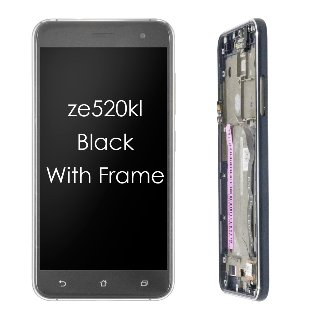 5.2 "dla ASUS Zenfone 3 ZE520KL wyświetlacz LCD dotykowy Digitizer z ramką dla ASUS ZE520KL Z017D Z017DA Z017DB montaż ekranu LCD