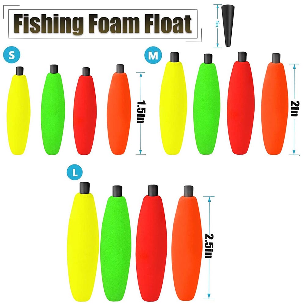 10pcs Peg Floats Catfish Fishing Bobbers Foam Rig Float Crappie Trout Fishing Accessories High-density Foam Tackle Buoys