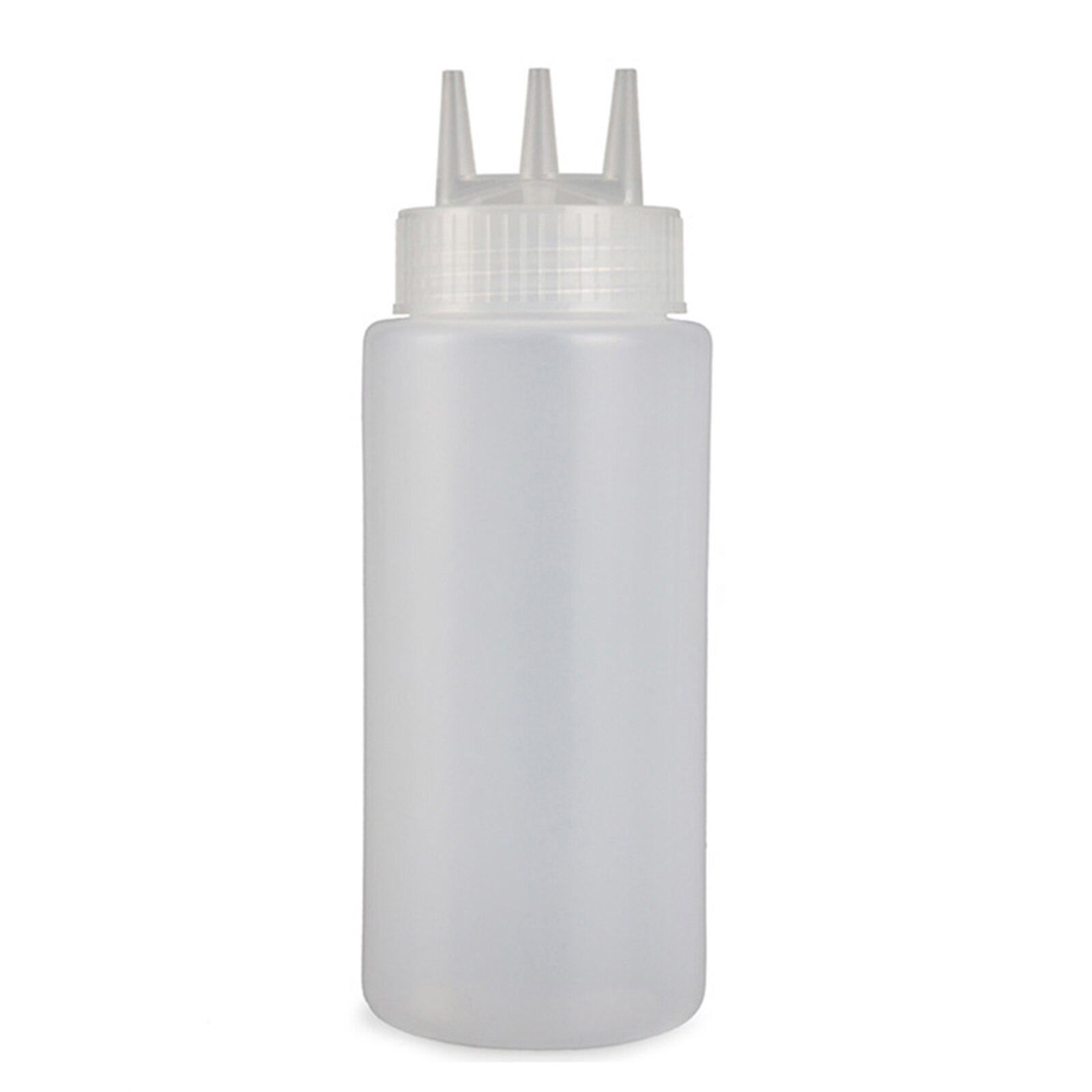 360ml Squeezing Bottle With 3 Hole Sauce Vinegar Oil Ketchup Gravy Cruet Condiments Dispenser K888: B