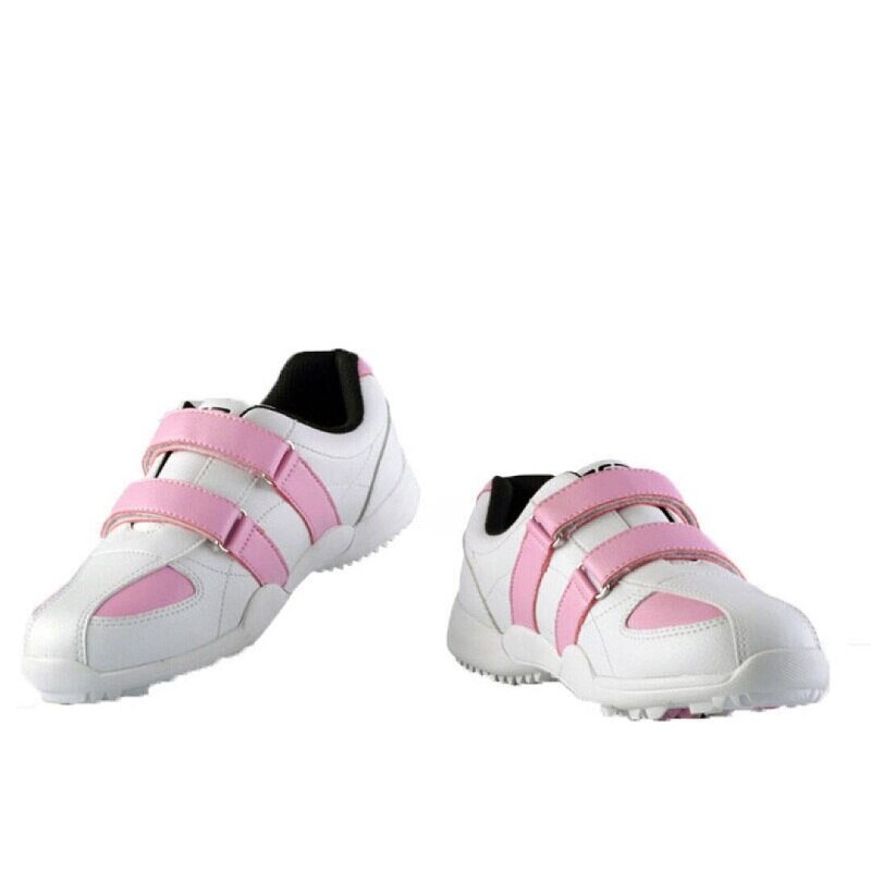 Zapatos de Golf para niñas, antideslizantes, transpirables, de malla, zapatillas para niños, zapatillas ligeras de atletismo con velcro AA20174