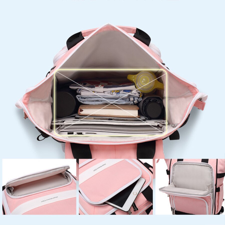 Rainbow girl student bag casual lightweight ridge large-capacity personality waterproof backpack trend shoulder bag