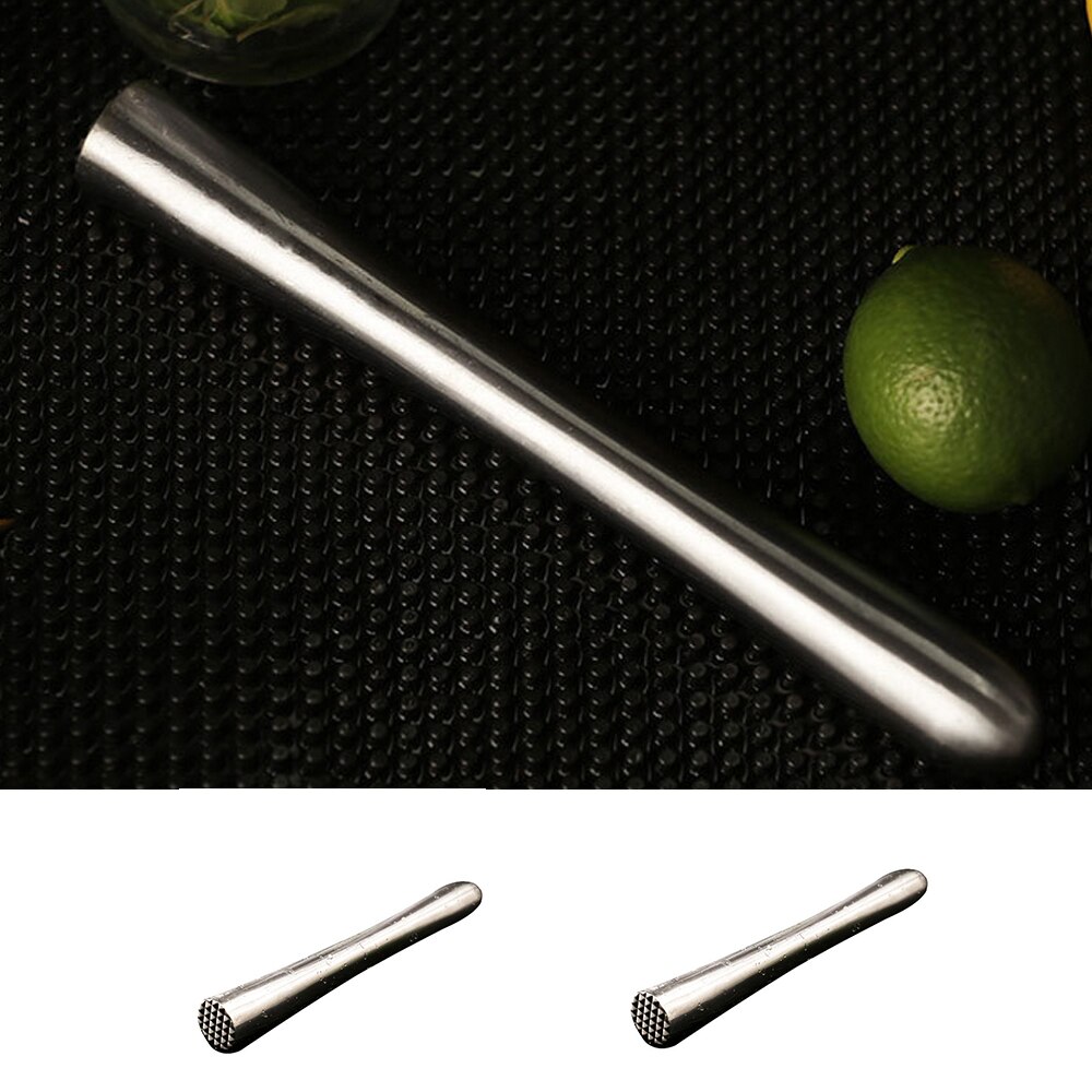 Cocktail Muddler Rvs Bar Mixer Bar Drink Mojito Cocktail Tool 18.5 Cm/22.5 Cm Cocktail