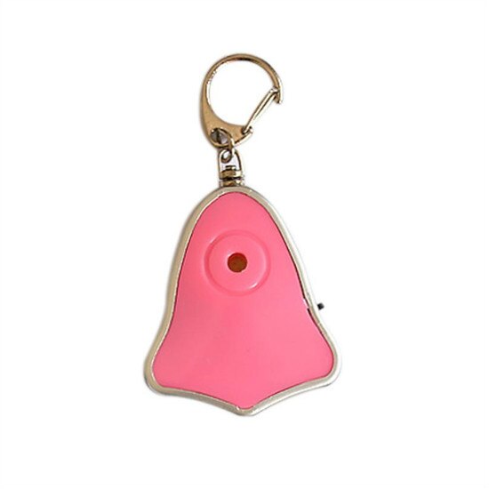 Détecteur de clé sifflet Anti-perte | , Anti-perte, bip clignotant, sac de clé pour enfant, localisateur de portefeuille, notification d'alarme pour animal de compagnie, directe: Bell Pink