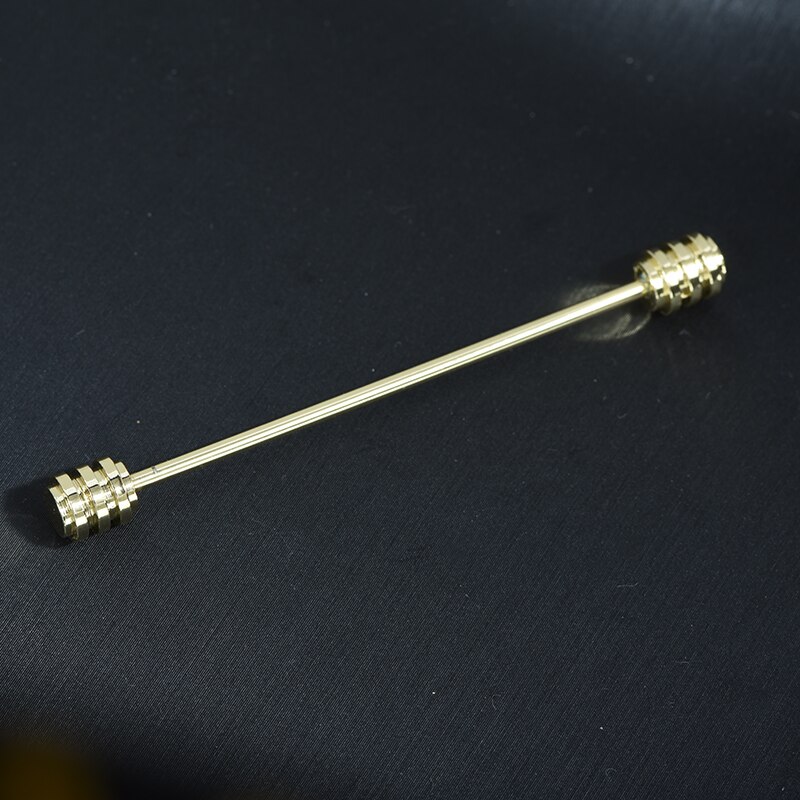 Spilla da uomo in rame di lusso con spille per cravatta, fermaglio per colletto, spilla da sposa, ornamento da sbarra: oro