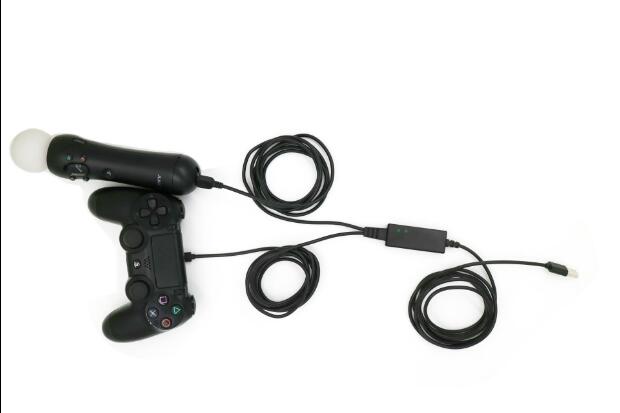 ! Ligne de chargement une sortie deux | PS4 PSVR 3.5M VR poignée ligne de chargement
