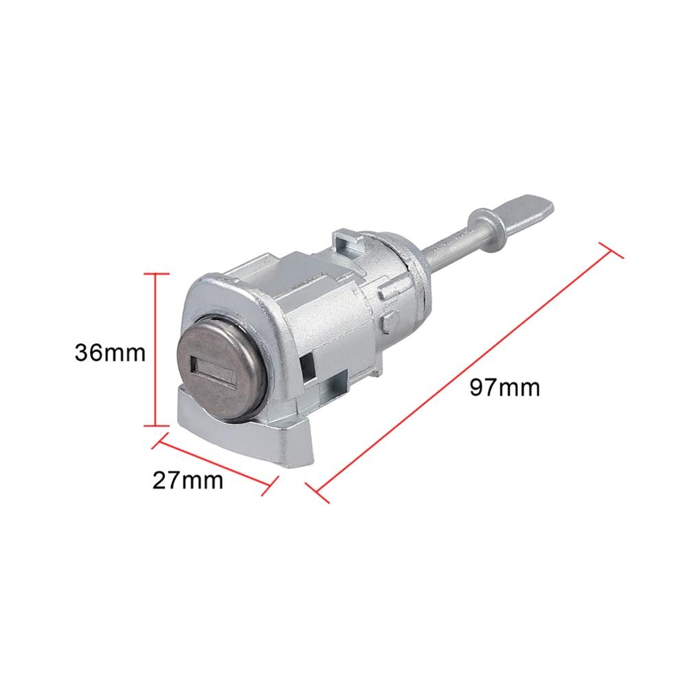 AUTOUTLET 2 pcs CLOSING CYLINDER for VW PASSAT B5 3B (96-05) for LUPO DOOR LOCK KEY LEFT and RIGHT 3B0837167 3B0837168
