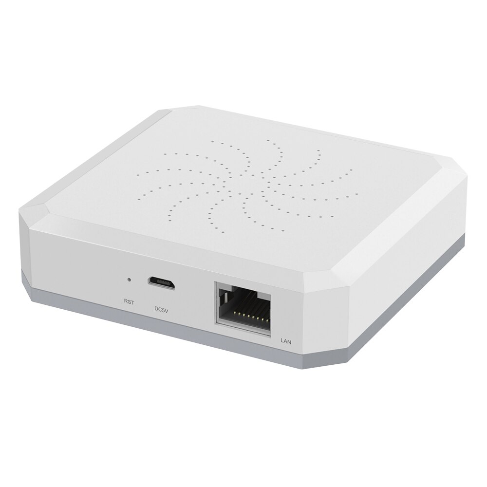 Tuya zigbee 3.0 smart inngangsport hub smart hjem bro smart liv app trådløs fjernkontroll fungerer med alexa google hjem: Kablet nav / oss støpsel
