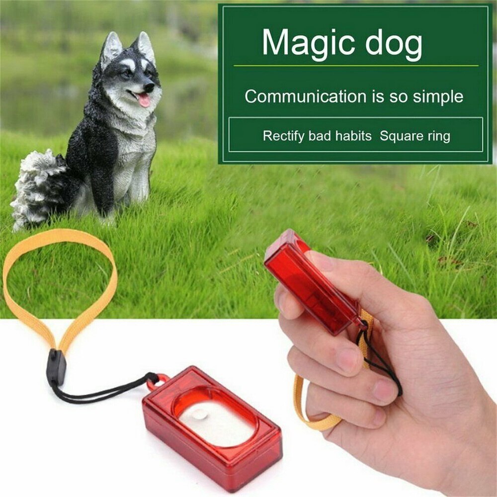 Mini gehaaste ultrasone hond huisdier klik clicker training trainer huisdierbenodigdheden  nf20kg