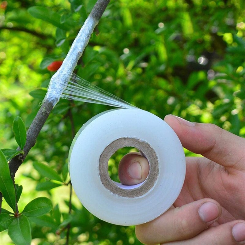 10 rulle podetape til frugtplante træplanteskole biologisk nedbrydelig fugtbarriere strækbar klar blomsterfilm 3cm
