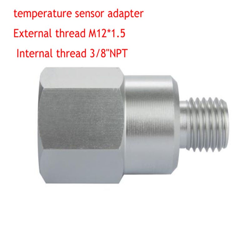 Auto Parts Oil Pressure Sensor Connector Cooling Water Temperature Sensor Adapter M12*1.5 Female Thread 3/8"NPT