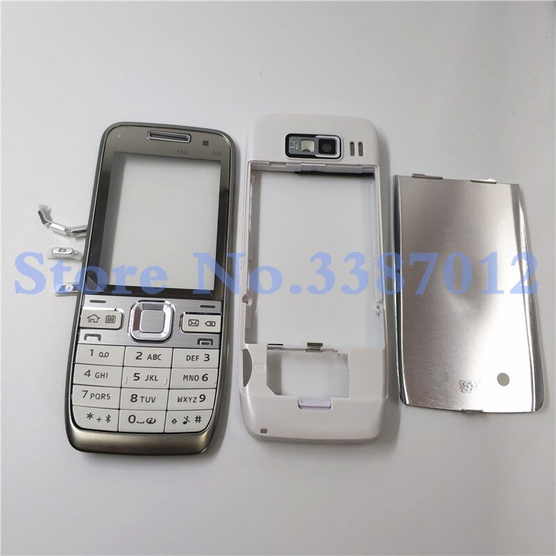Volledige Behuizing Case Voor Nokia E52 Met Engels Toetsenbord