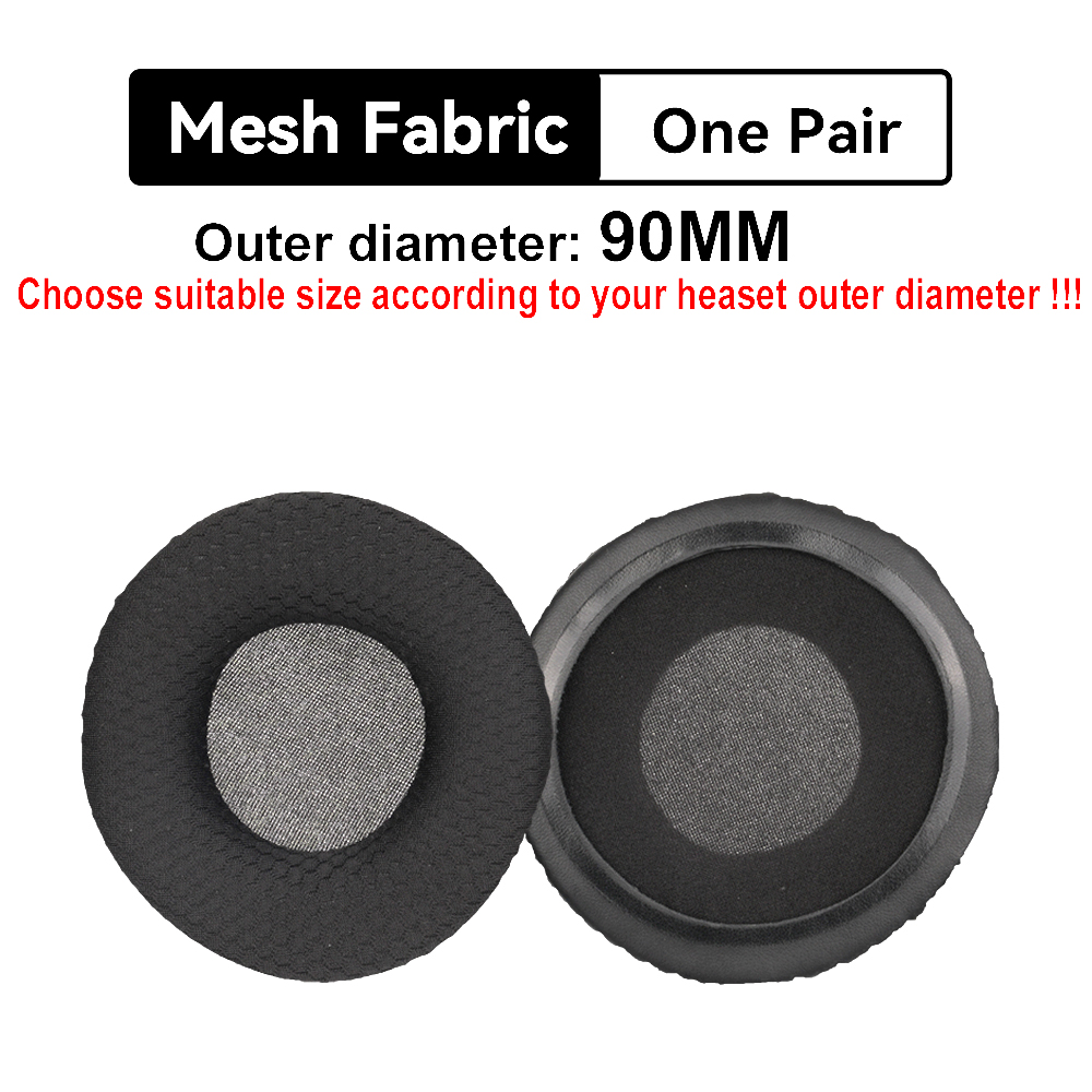 Universal Earpads 90mm Universal 100mm 85mm For Headphone Mesh Earpads 100mm Audio Technica 70mm Earpads: WHEAT