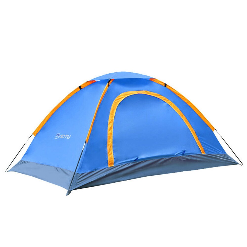 1pcs Camping Tent 1~2 Person Outdoor Mountaineering Pop Up Easy Open Camp Tent Ultralight Instant Shade Portable Tent for Hiking: Blue