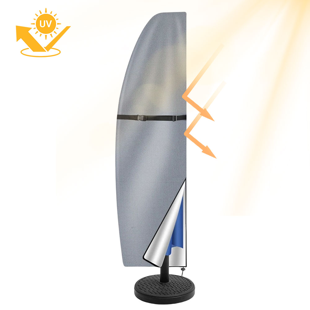 Patio Paraplu Parasolhoes Waterdichte Outdoor Anti-UV Beschermhoes met Rits Patio Parapluhoes voor Outdoor Paraplu's