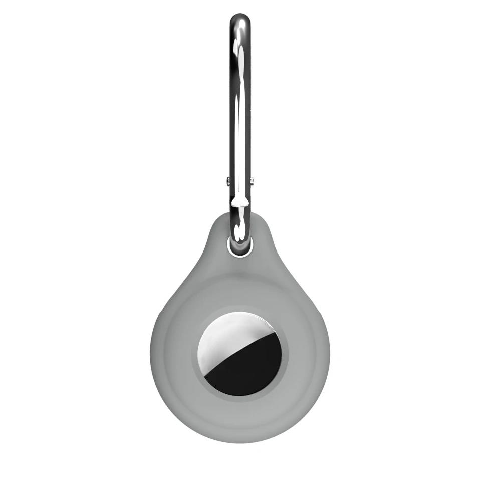 Dla Airtags lokalizator pokrywa brelok płynny silikonowy brelok robić jabłko powietrze etykietka Obudowa anty-strata pies naganiacz zwierza lokalizator Airtag: Niebieski