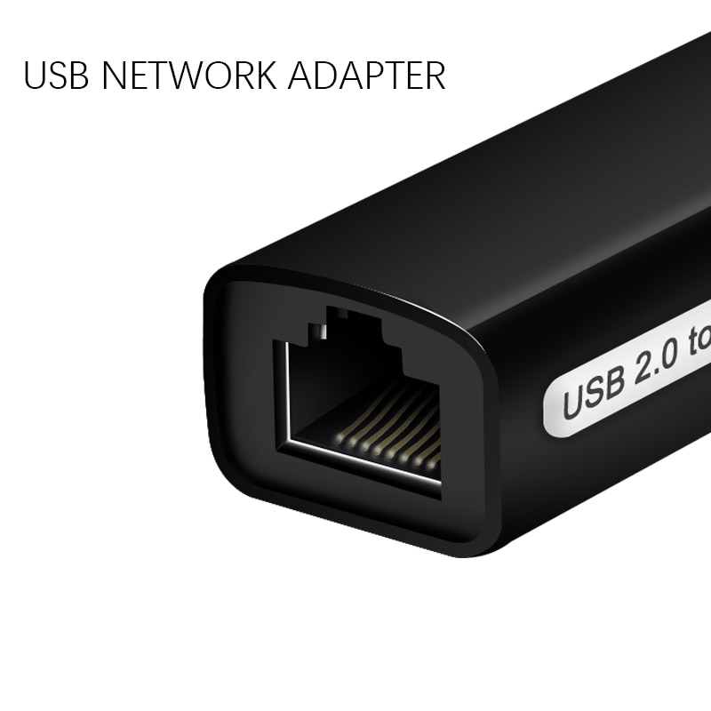 Adaptador ethernet usb para nintendo switch, 2.0 a 100m, suporta ethernet 10/100 para windows 10