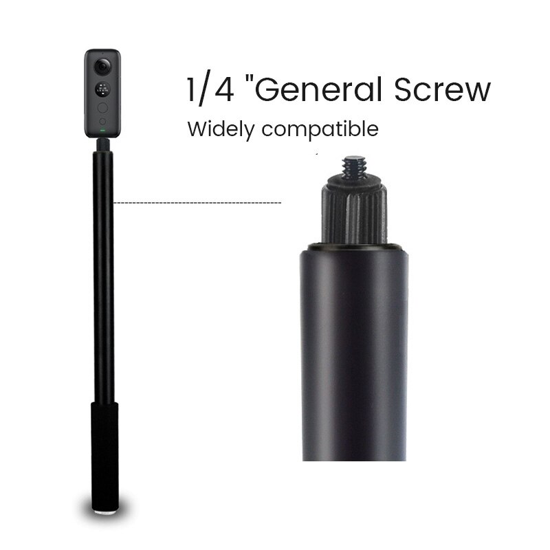 2M Aluminium Legierung Einbeinstativ Selfie Stock Für Insta360 eins X/X2 /DJI OSMO Aktion/Tasche/gopro Held 7 6 5 Sjcam Kamera Zubehör: Typ 2