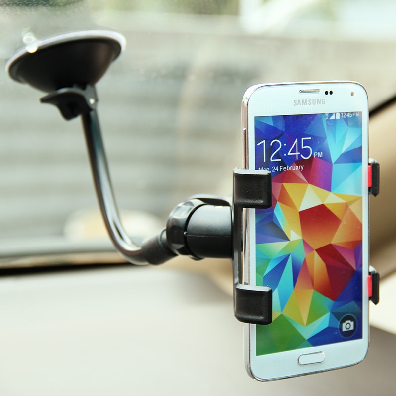 Auto Telefoon Houder Universele Voorruit Telefoon Stand Ondersteuning 360 Graden Mount Houder Verstelbare Smartphone Houder