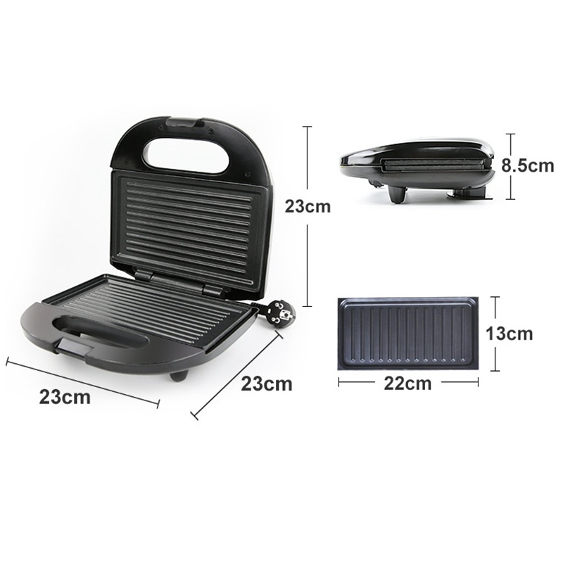 Omabeta Doppelseite Bratpfanne - Sandwich Toaster & Omelett Maker
