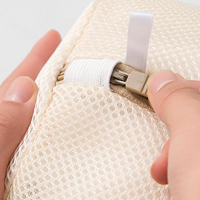 Netztasche für Wäsche, Netz-Wäschesack, feiner Netz-Wäschesack, zarte Waschmaschinen-Netztasche, verdicktes, feinmaschiges Wäschesack-einstellen