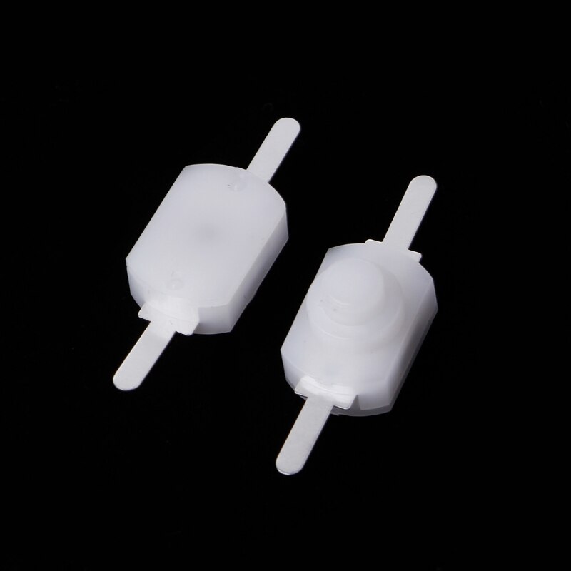 10 Pcs DC Latching Push Button Switch On Off For Torch Flashlight Light Lamp Wall Outlet 62KD