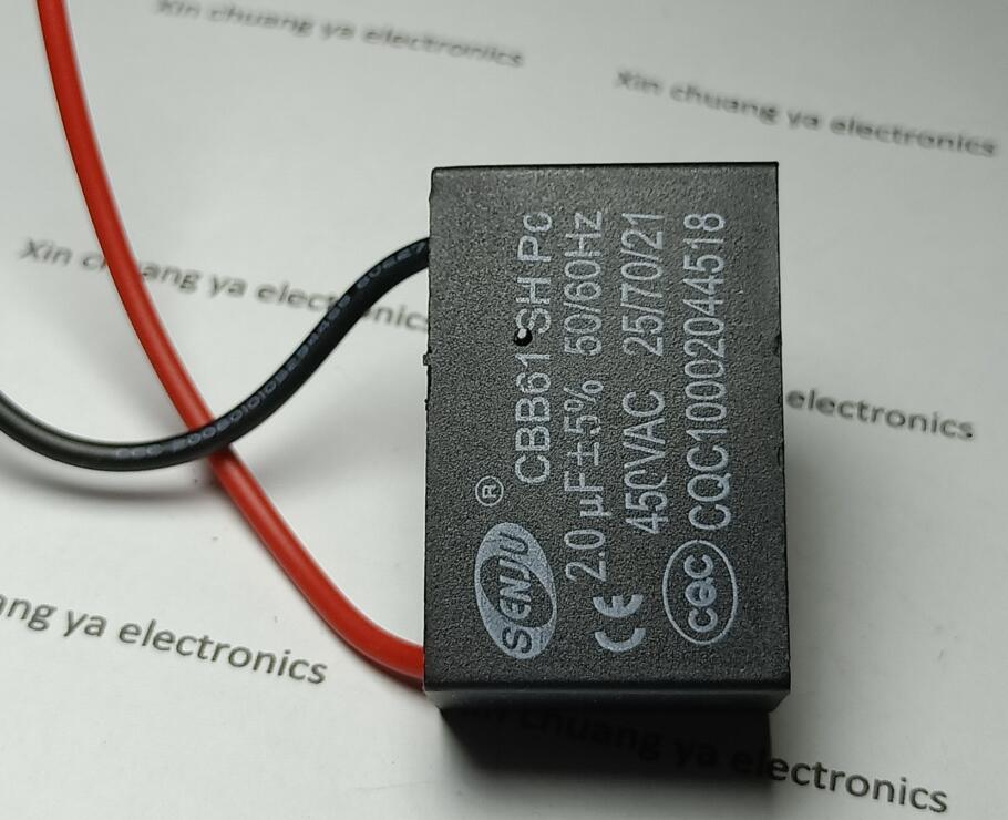 1 UF 1.2 1.5 2 2.5 3 3.5 4 4.5 5 UF CBB61 450 V fan startcondensator