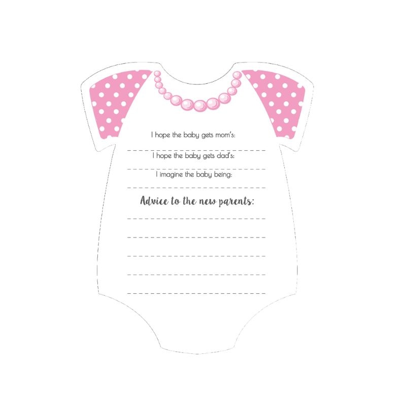 10 pakke råd og forudsigelseskort til baby shower spil kønsneutral drengepige  k1kc