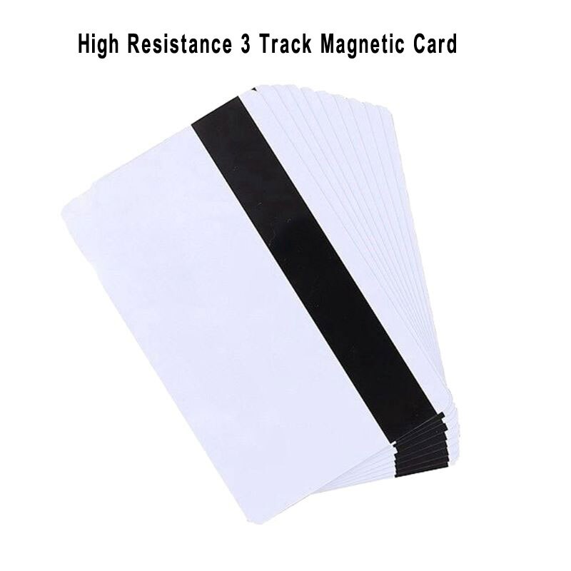 30PCS Magnetic Stripe Card Low / High Resistance Blank PVC 2 / 3 Track Magnetic Card suit for Members / VIP / access card etc.