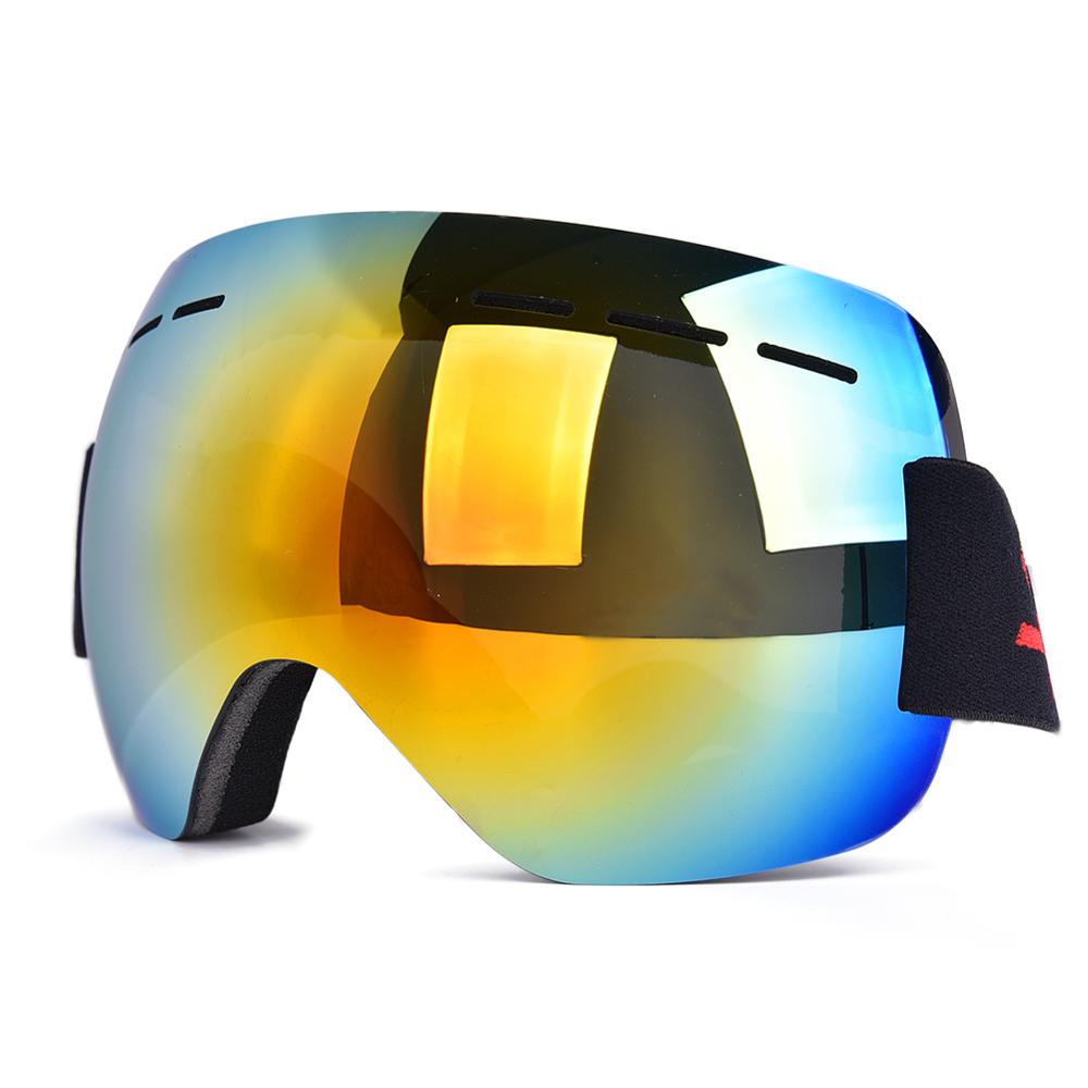 Motocross Ski Googles UV400 anti-fog Snow Sports Snowboard mask Windproof Eyewear Motorcycle MX Off Road Helmets Cycling Glasses: Rainbow colors
