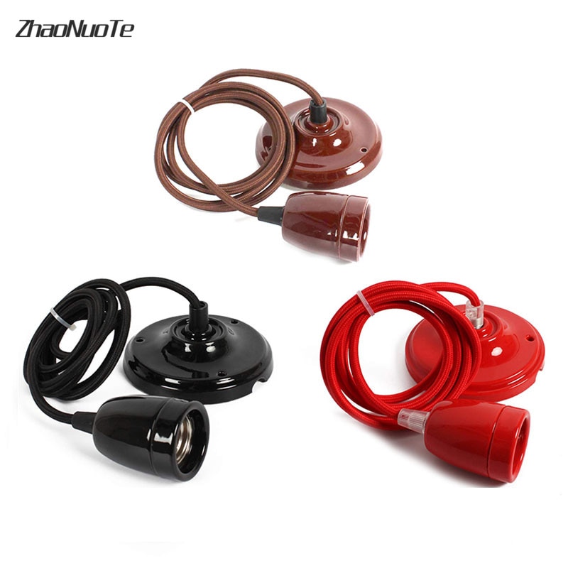 Ceramic Ceiling Pan Pendant Lamp Disc Ceiling Fixed Lamp Base Table Lamp Round Seat Lighting Accessories