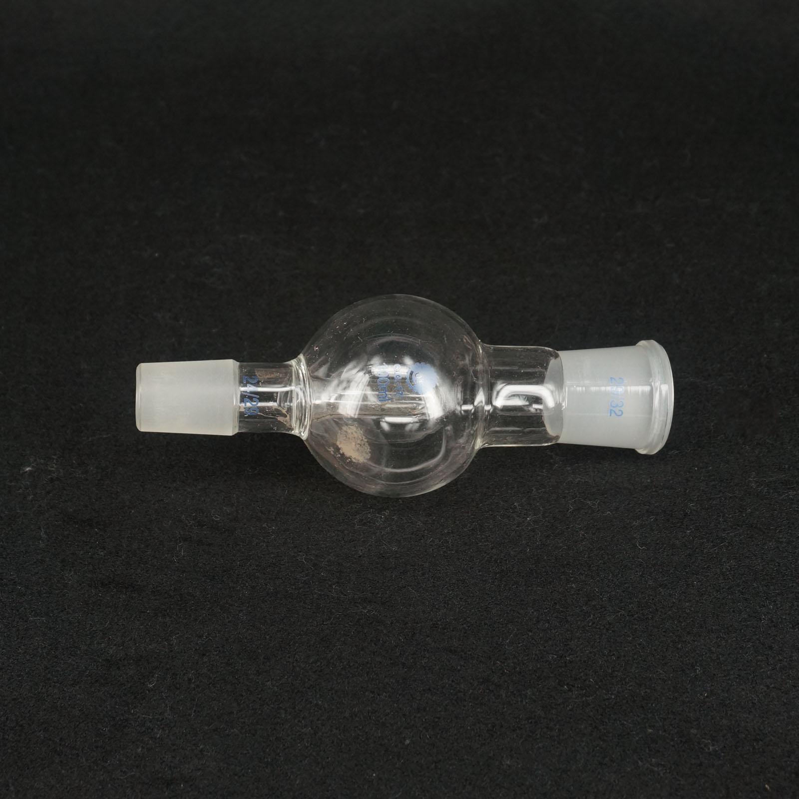100ml Bump Trap 29/32 to 24/29 Ground Joint Lab Glass Rotary Evaporator